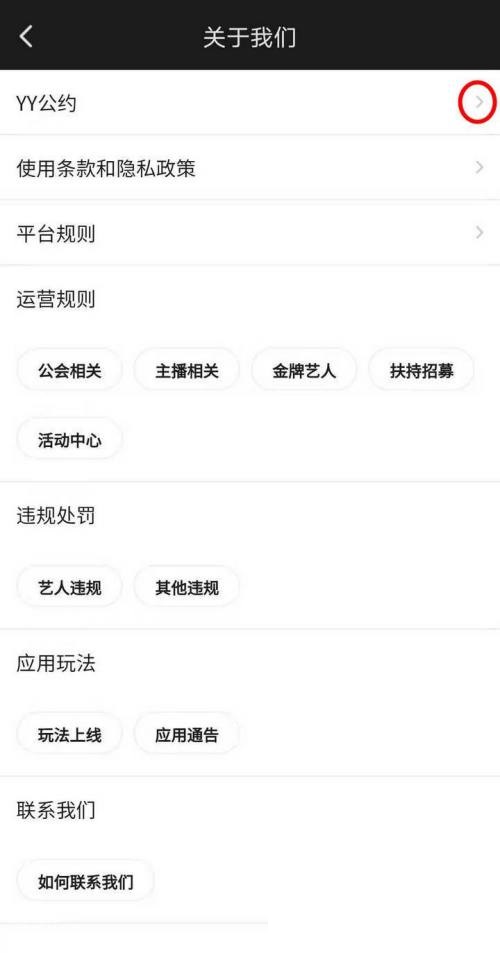 YY怎么查看YY公约？YY查看YY公约方法图片4