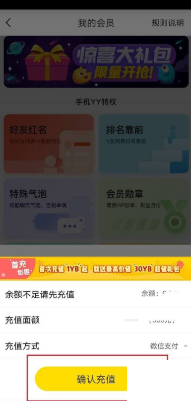 YY怎么开通会员？YY开通会员教程图片5