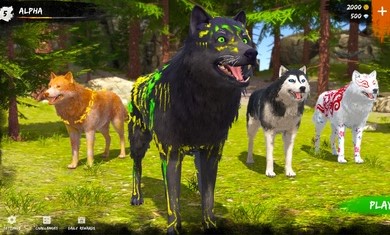 阿尔法野狼生存模拟器游戏图3
