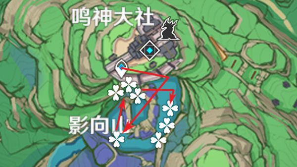 原神3.3绯樱绣球在哪里 神里绫人突破材料绯樱绣球采集路线[多图]图片7