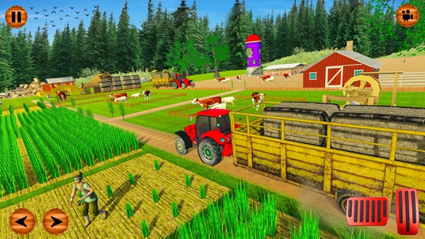 乡村农场游戏拖拉机游戏图片2