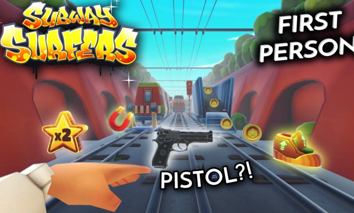 地铁跑酷射击版怎么玩   Subway Surfers FPS恐怖游戏下载以及玩法教程[多图]图片1