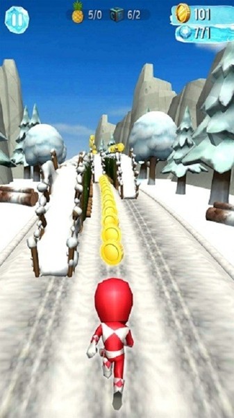 雪地跑酷游戏图片2