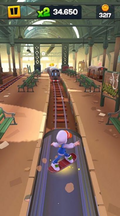地铁跑酷滑板英雄国际版游戏图片1