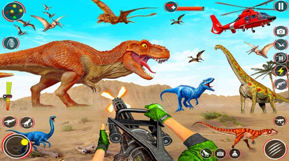 恐龙猎人追逐游戏图片1