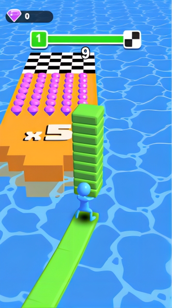 砖块大师水上跑游戏图片1