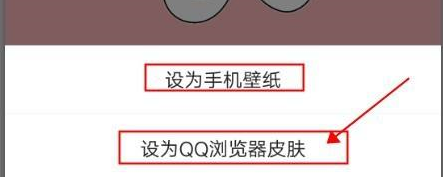 QQ浏览器怎样自定义手机壁纸或浏览器皮肤？QQ浏览器自定义手机壁纸或浏览器皮肤的方法图片6