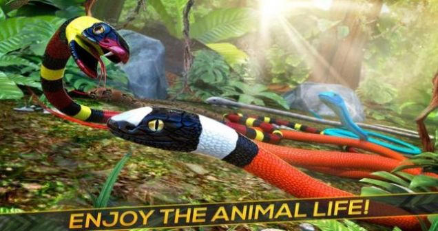 丛林蛇生存自由赛跑游戏图片1